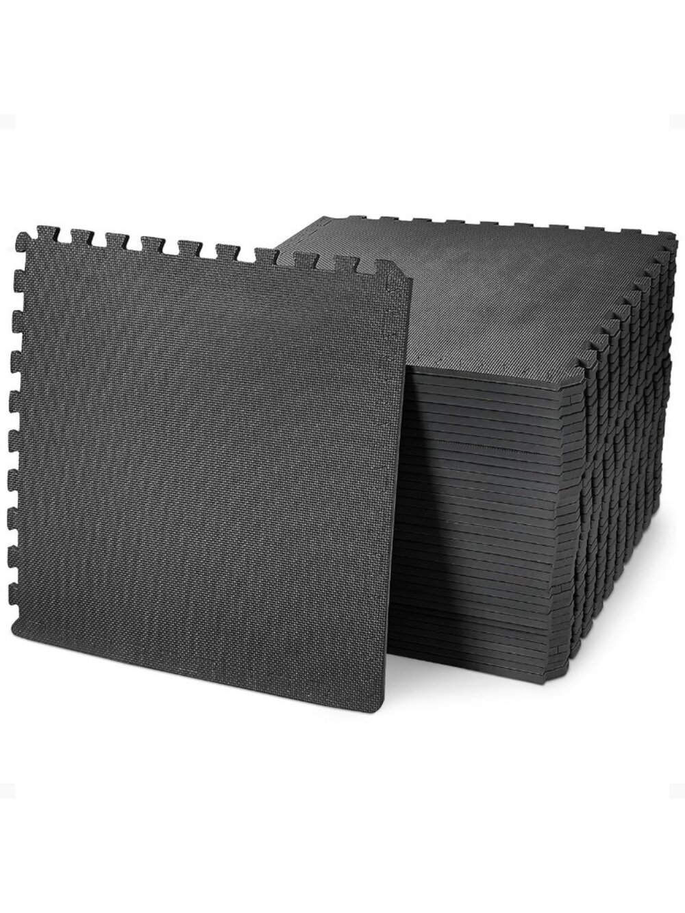 Thick Interlocking Foam Exercise Mat Tiles for Home Gym, Studio, Playroom - 144